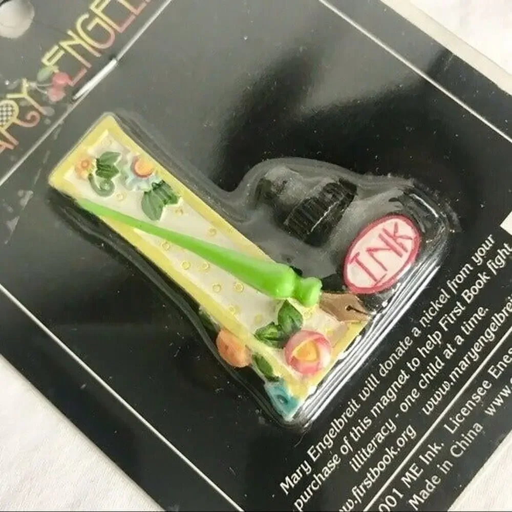 Mary Englebreit Enesco Bundle 3 Magnets Book Iron On Transfer for Shirt Xmas